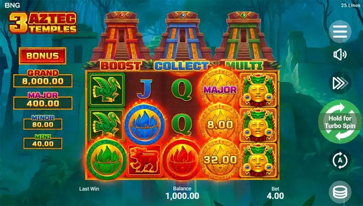 สล็อต 3 Aztec Temples
