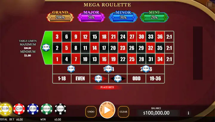 Mega Roulette