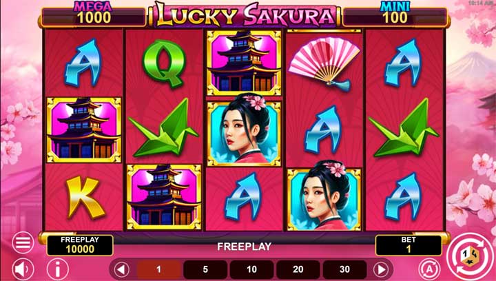 สล็อต Lucky Sakura Hold And Win