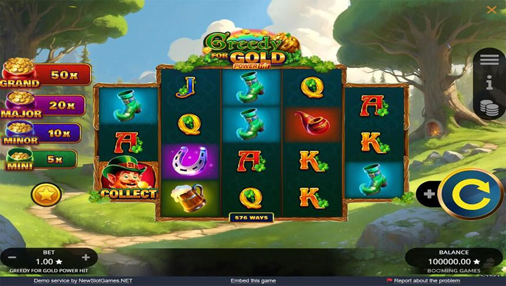 สล็อต Greedy for Gold Power Hit