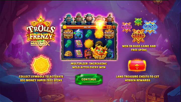 สล็อต Trolls Frenzy