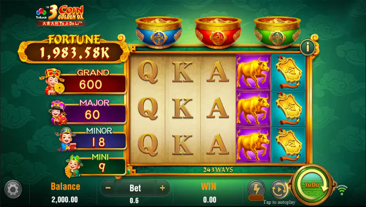 สล็อต 3 Coin Golden OX