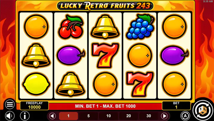 สล็อต Lucky Retro Fruits 243