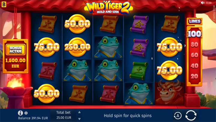 สล็อต Wild Tiger 2